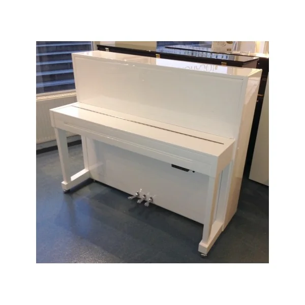 PIANO DROIT Hermann Jacobi 118 Silence Blanc brillant