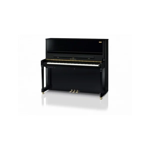 Piano droit KAWAI K500 AURES 2 hybrid noir brillant 130cm