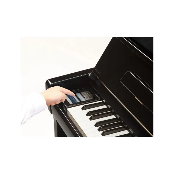 Piano droit KAWAI K500 AURES 2 hybrid noir brillant 130cm