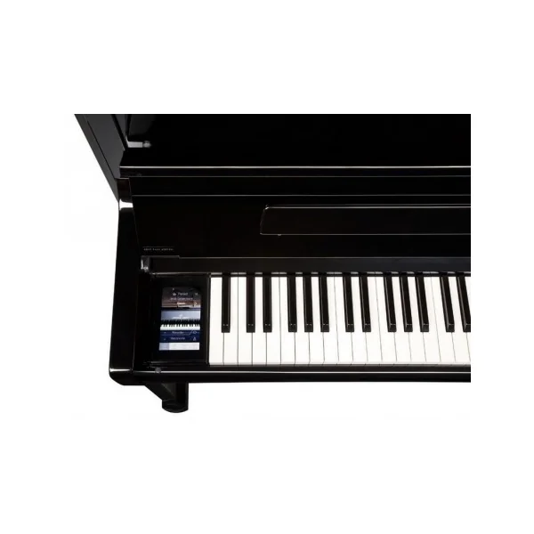 Piano droit KAWAI K500 AURES 2 hybrid noir brillant 130cm