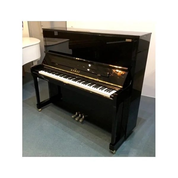Piano droit KAWAI K600 AURES 2 hybrid noir brillant 134cm