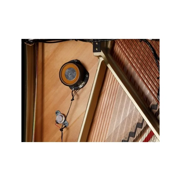 Piano droit KAWAI K600 AURES 2 hybrid noir brillant 134cm