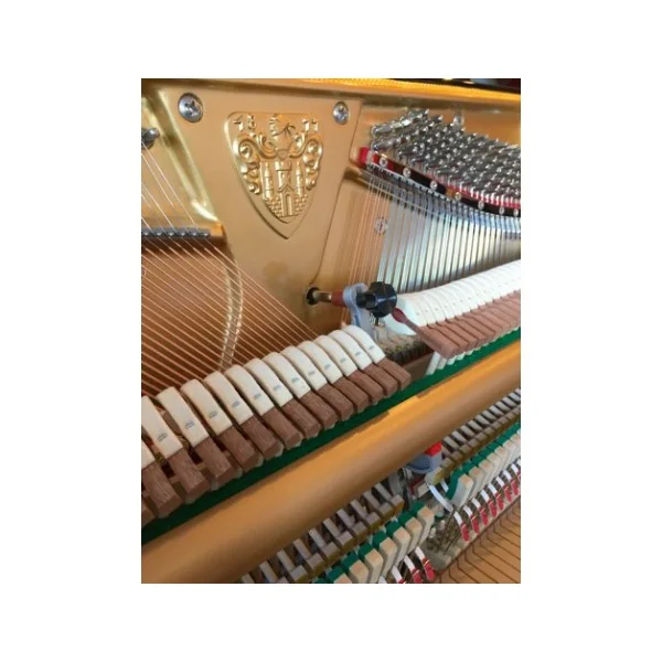 PIANO DROIT WILH.STEINBERG P-121 E Noir Brillant / Chrome Silent