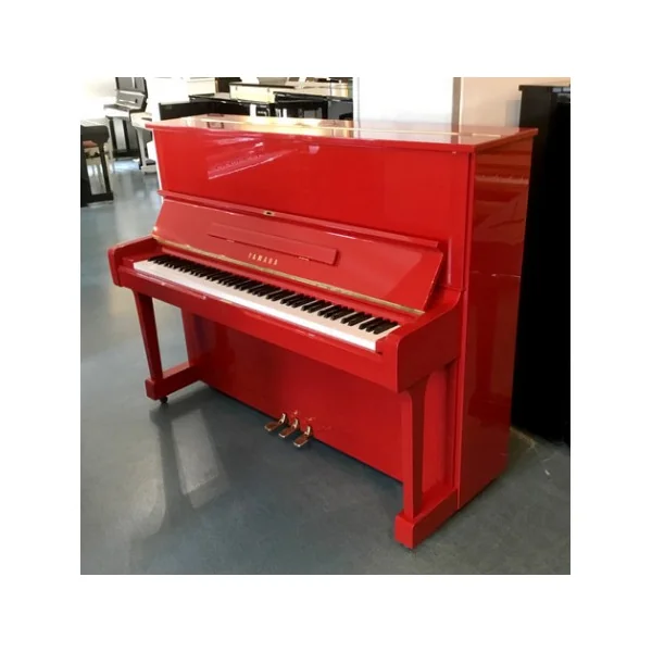 Piano Droit YAMAHA U1 121cm Rouge brillant