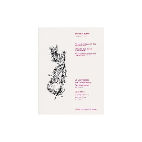 Pieces Classiques en Duo Contrebasses