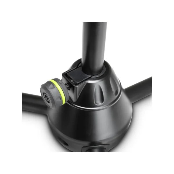 Pied Micro Court Gravity MS 4222B sur Trépied Perchette Télescopique 2 Points noir