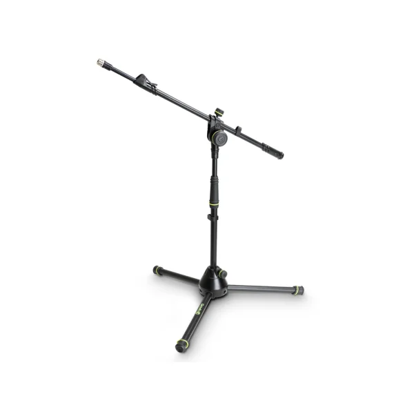 Pied Micro Court Gravity MS 4222B sur Trépied Perchette Télescopique 2 Points noir