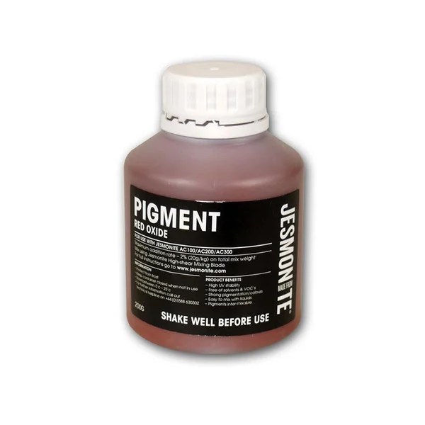 Pigment rouge oxydé / bordeaux pour Jesmonite
