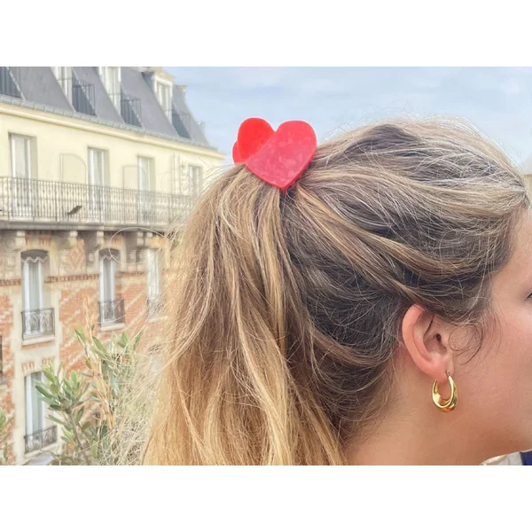 Pince à cheveux - Cœur