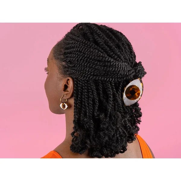 Pince à cheveux - Oeil Marron - Coucou Suzette