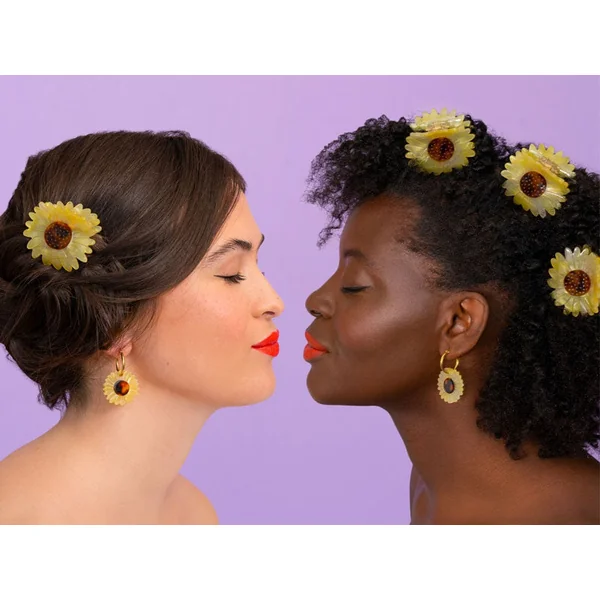 Pince à cheveux - Tournesol