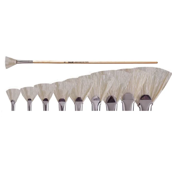 Pinceau Brosse soie éventail 450E