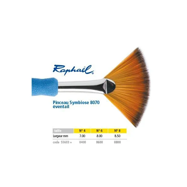 Pinceau Symbiose 8070 éventail