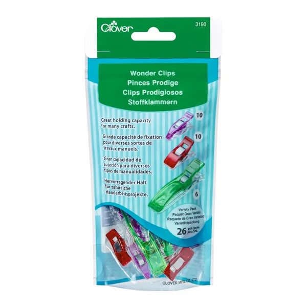Pinces à tissus Clover « Wonder Clips »