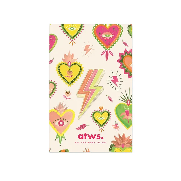 Pin's Eclair fluo - ATWS