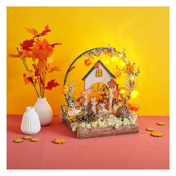 Piques en bois VBS « Feuilles d'érable »