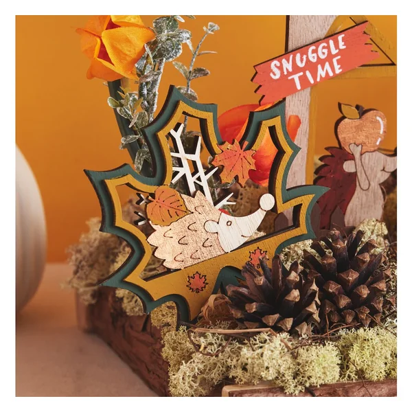 Piques en bois VBS « Feuilles d'érable »