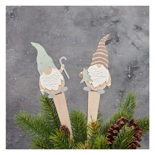 Piques en bois VBS « Lutin »