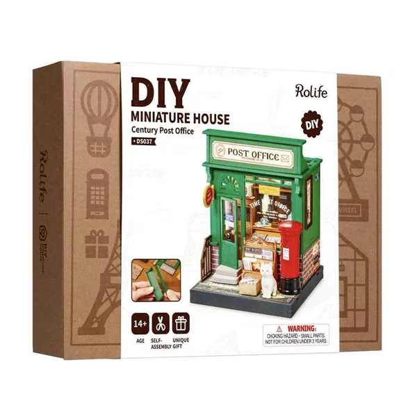 Pièce miniature Century Post Office DIY - Rolife