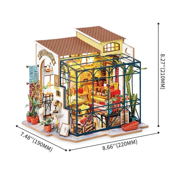 Pièce miniature - Le magasin de fleurs d'Emily
