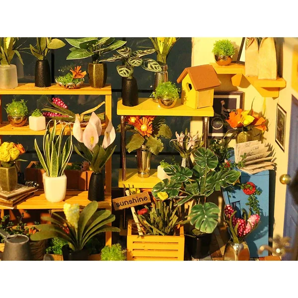 Pièce miniature - Maison de fleurs de Cathy