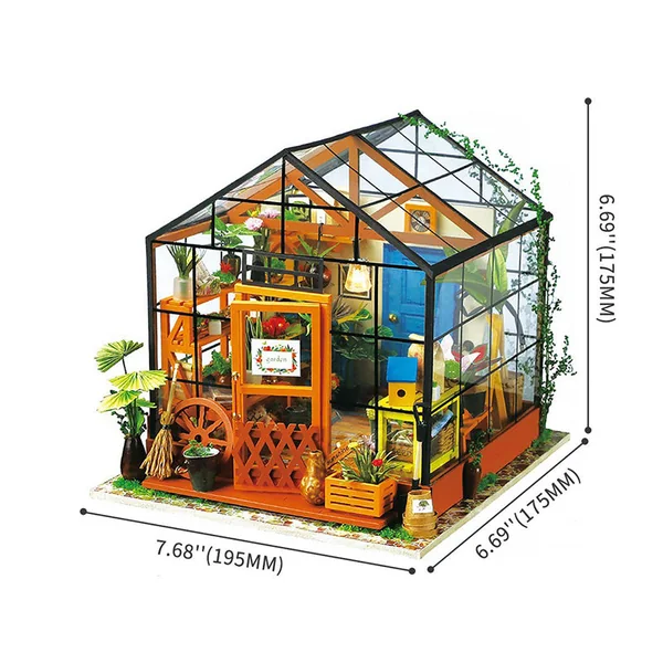 Pièce miniature - Maison de fleurs de Cathy