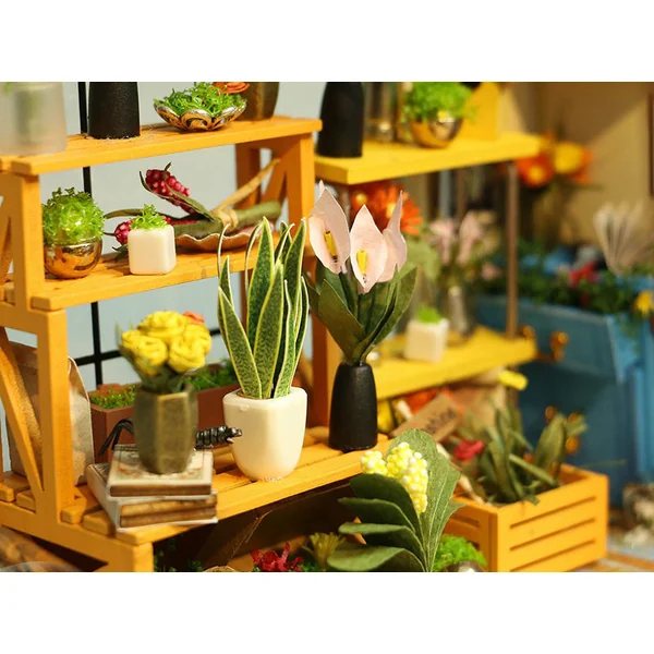 Pièce miniature - Maison de fleurs de Cathy
