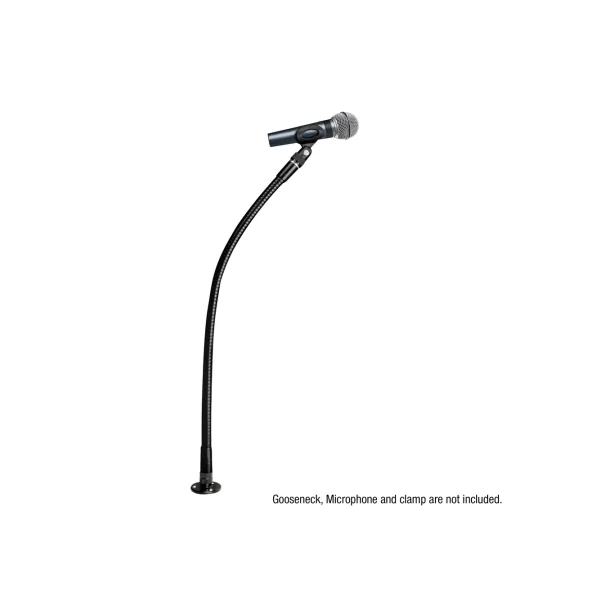 Plaque de montage pour col de cygne micro flexible sur table