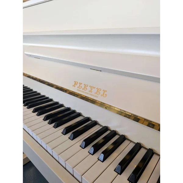 PLEYEL Marigny Blanc Mat Piano droit 113 cm