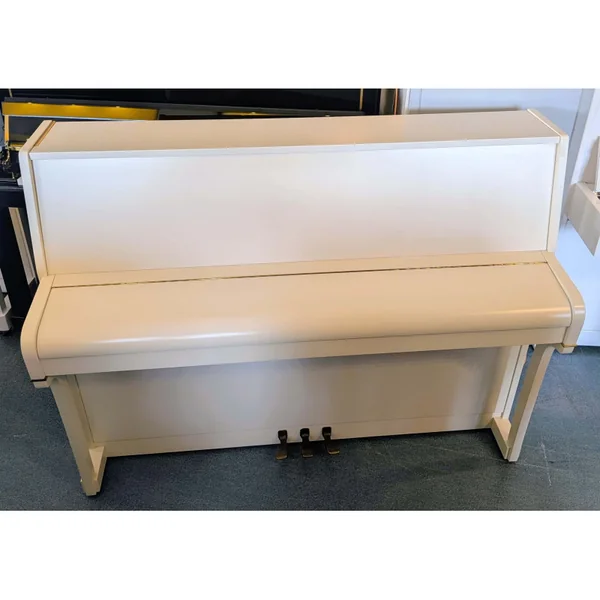 PLEYEL Marigny Blanc Mat Piano droit 113 cm