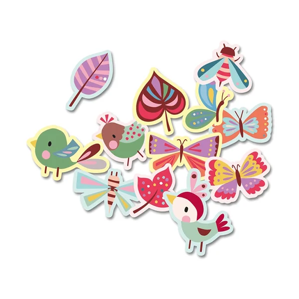 Pochette de 100 gommettes bébé - P'tites bêtes