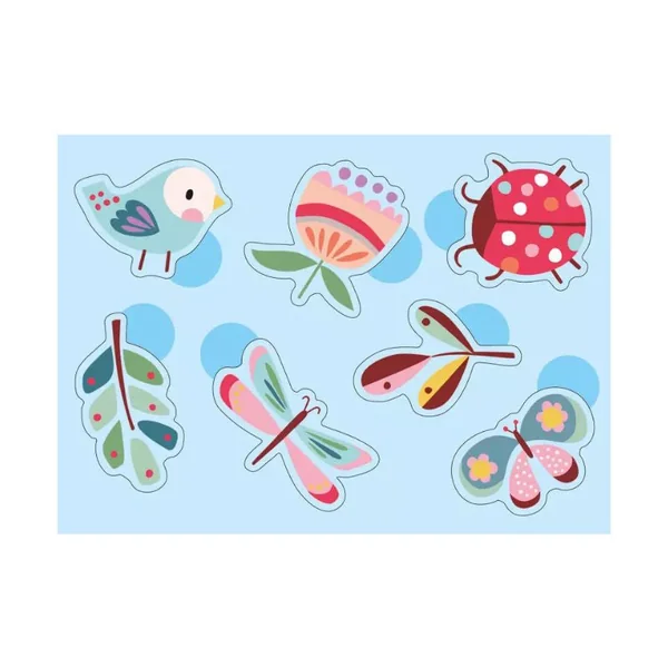 Pochette de 100 gommettes bébé - P'tites bêtes