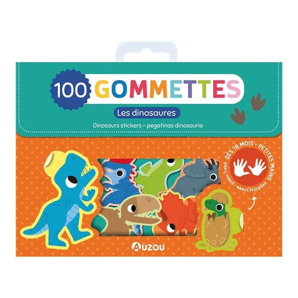 Pochette de 100 gommettes - Les dinosaures