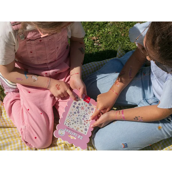 Pochette de 100 Tattoos - Fleurs