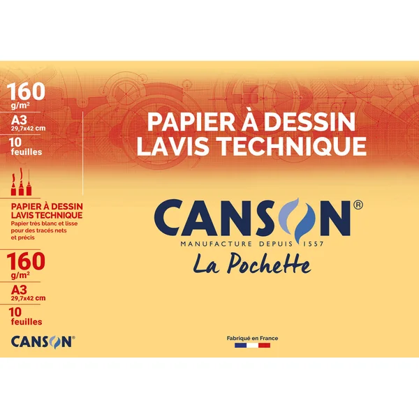 Pochette lavis technique