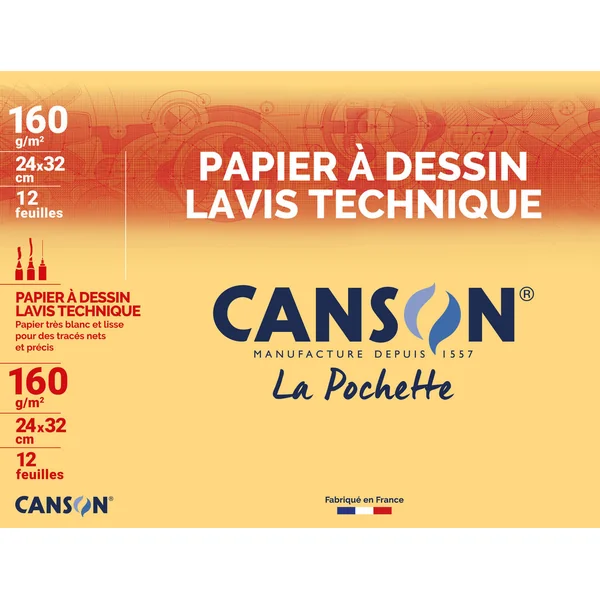 Pochette lavis technique