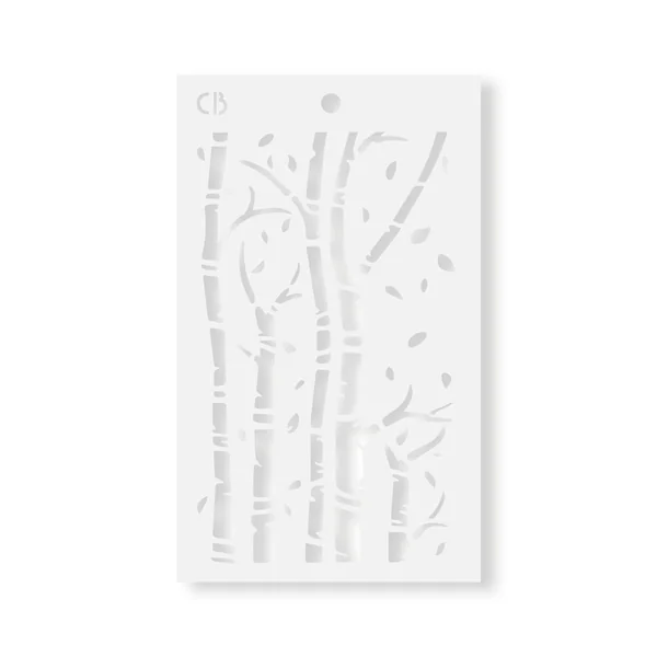 Pochoir « Birch trees »