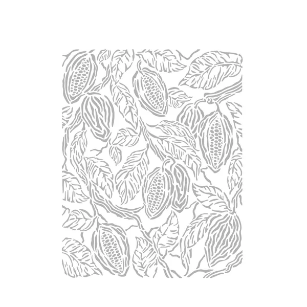Pochoir « Coffee and Chocolate – Cocoa Beans »