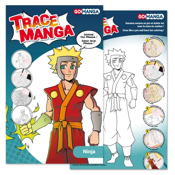 Pochoir Go Manga Ninja