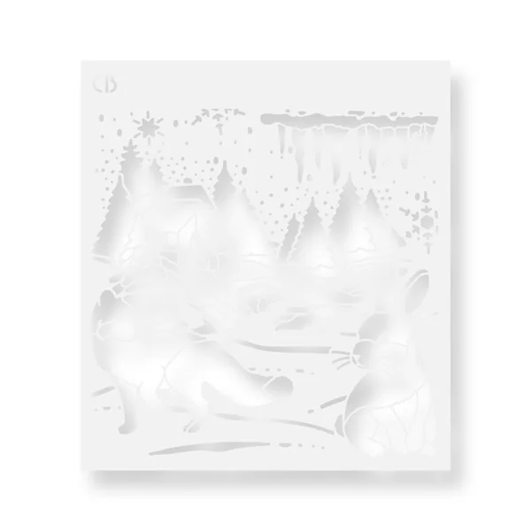 Pochoir "Nordic landscape"