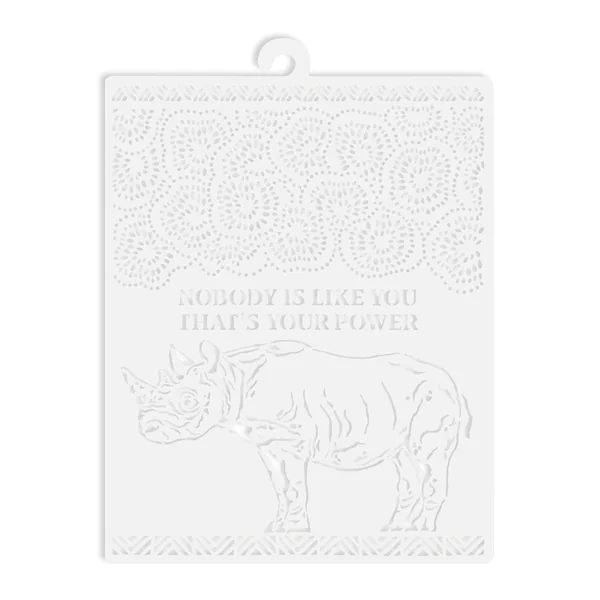 Pochoir « Rhinocéros »