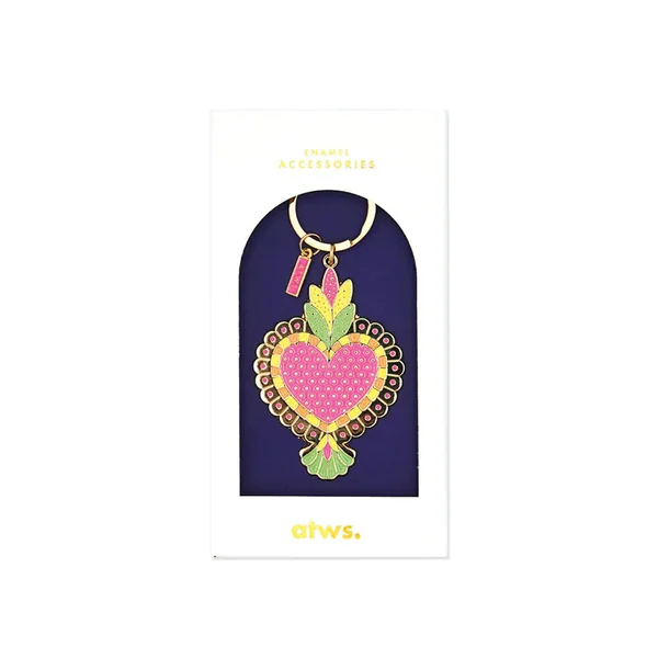 Porte-clés en émail Sacré-coeur - ATWS