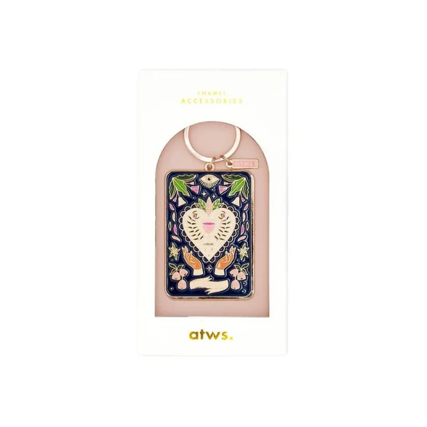 Porte-clés en émail Tarot Tipsy Card - ATWS