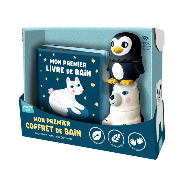 Premier livre de bain - Mon premier coffret de bain éco-responsable