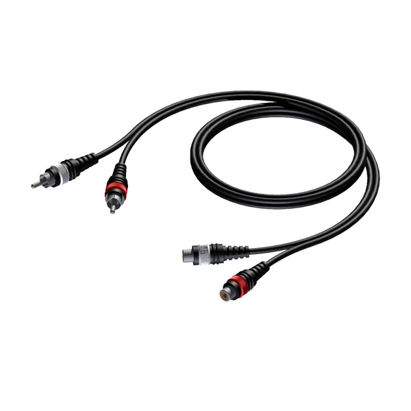 ProCab 2 x RCA hun > 2 x RCA han - signalkabel 1,5 m