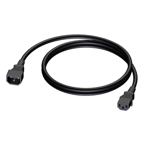 ProCab powerkabel 3 x 1,5 mm², hun Euro>han Euro, 1,5 m
