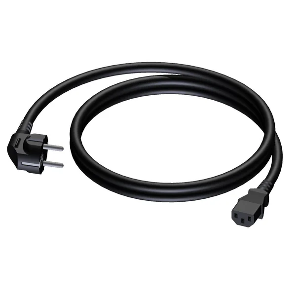 ProCab powerkabel 3x1,5 mm², hun Euro>Schuko han, 1,5 m (CAB495-1,5)