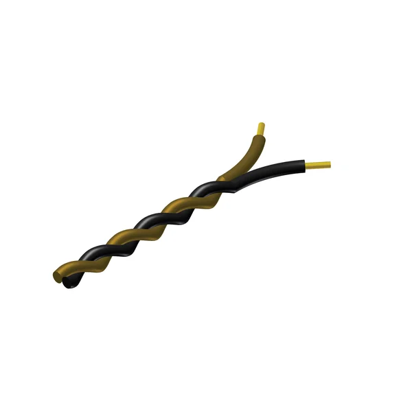 ProCab snoet kabel 2 x 0,5 mm² sort - Brun 100 meter