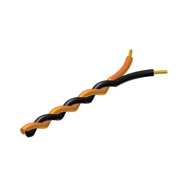 ProCab snoet kabel 2 x 0,5 mm² sort - Orange 100 meter