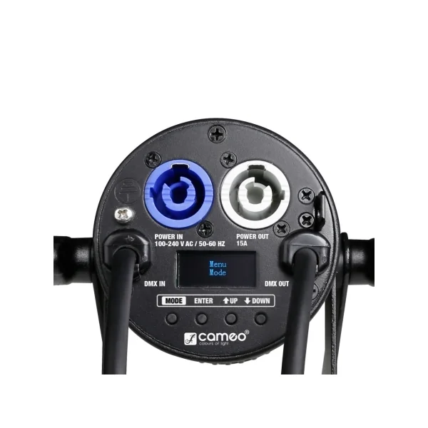 Projecteur Led Cameo Q-Spot 15W RGBW boitier noir